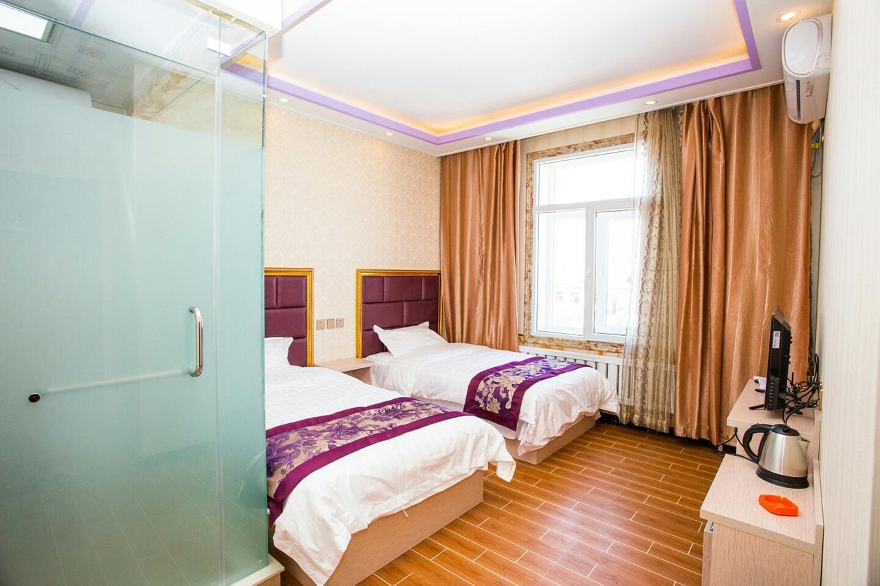 哈尔滨机场东方红运宾馆 Hotel Exterior foto